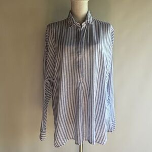 Rails Leah Linen Blend Tunic Top - sz L